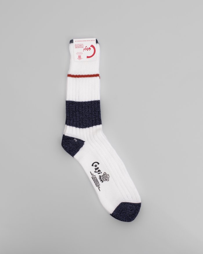 corgi / Cotton Socks / WHITE