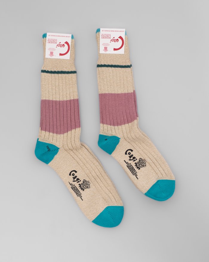 corgi / Cotton Socks / BEIGE