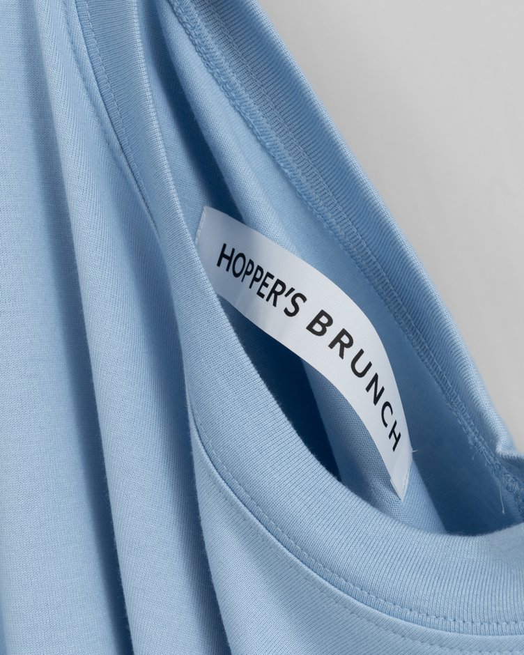 HOPPER'S BRUNCH / Pocket Tee / SKY BLUE