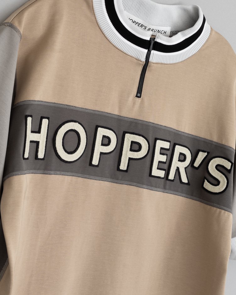 HOPPER'S BRUNCH / Cycling Tee / BEIGE