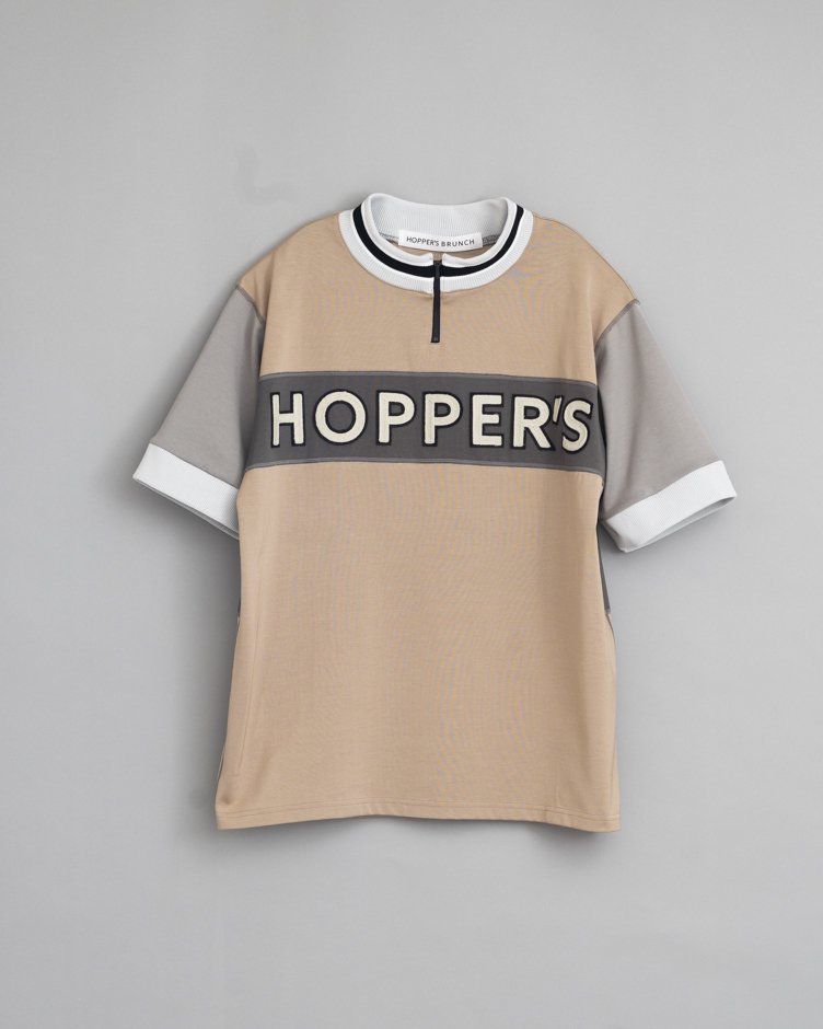 HOPPER'S BRUNCH / Cycling Tee / BEIGE