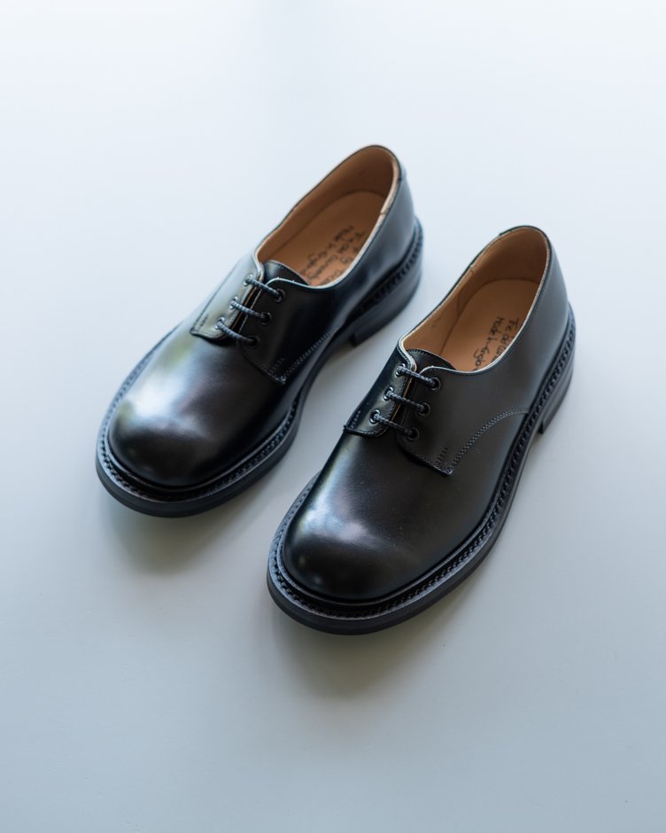 M7351 Plain Derby Shoe / BLACK Box calf  / UK5.0, UK6.0, UK6.5, UK7.0, UK7.5, UK8.5 in stock