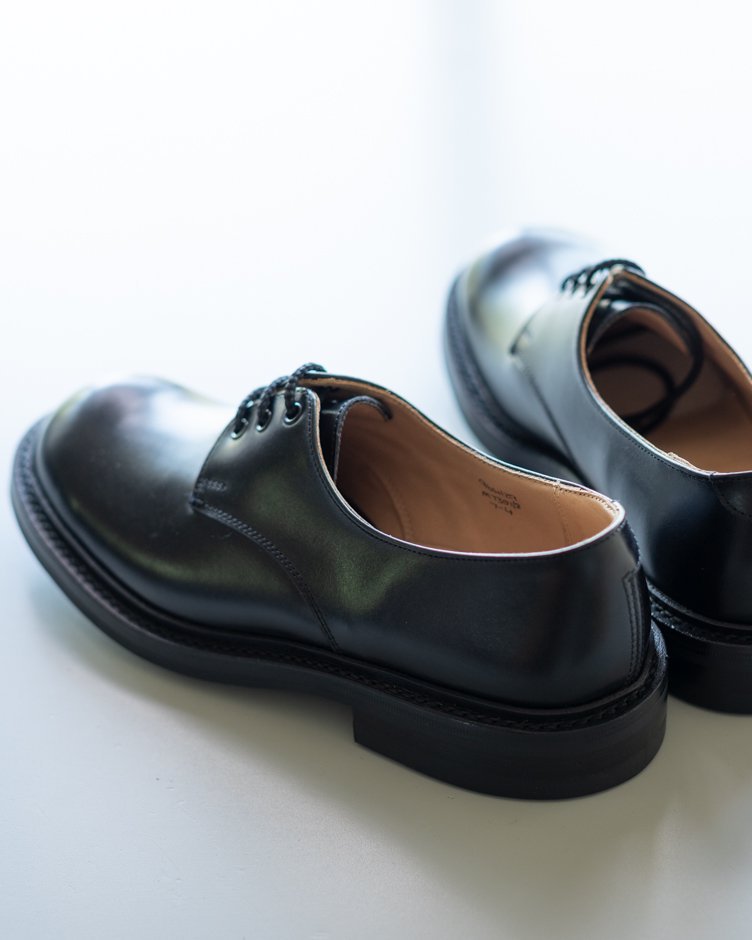 M7351 Plain Derby Shoe / BLACK Box calf  / UK5.0, UK6.0, UK6.5, UK7.0, UK7.5, UK8.5 in stock