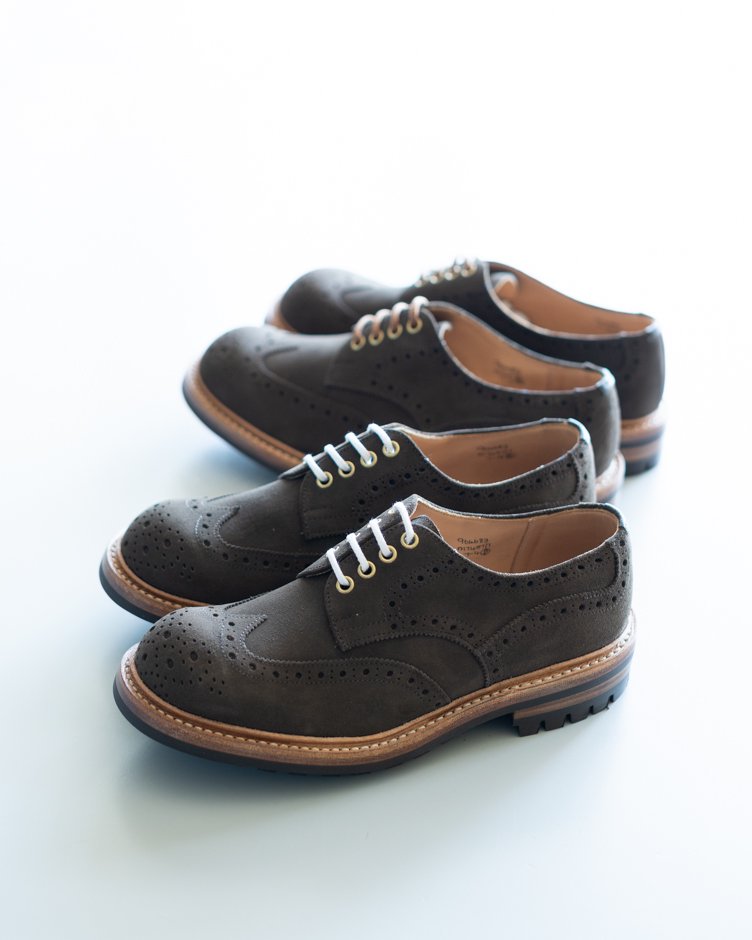 M7457 Derby Brogue Shoe / Flint Repello Suede  / UK6.5, UK7.0, UK7.5, UK8.0, UK9.0 in stock