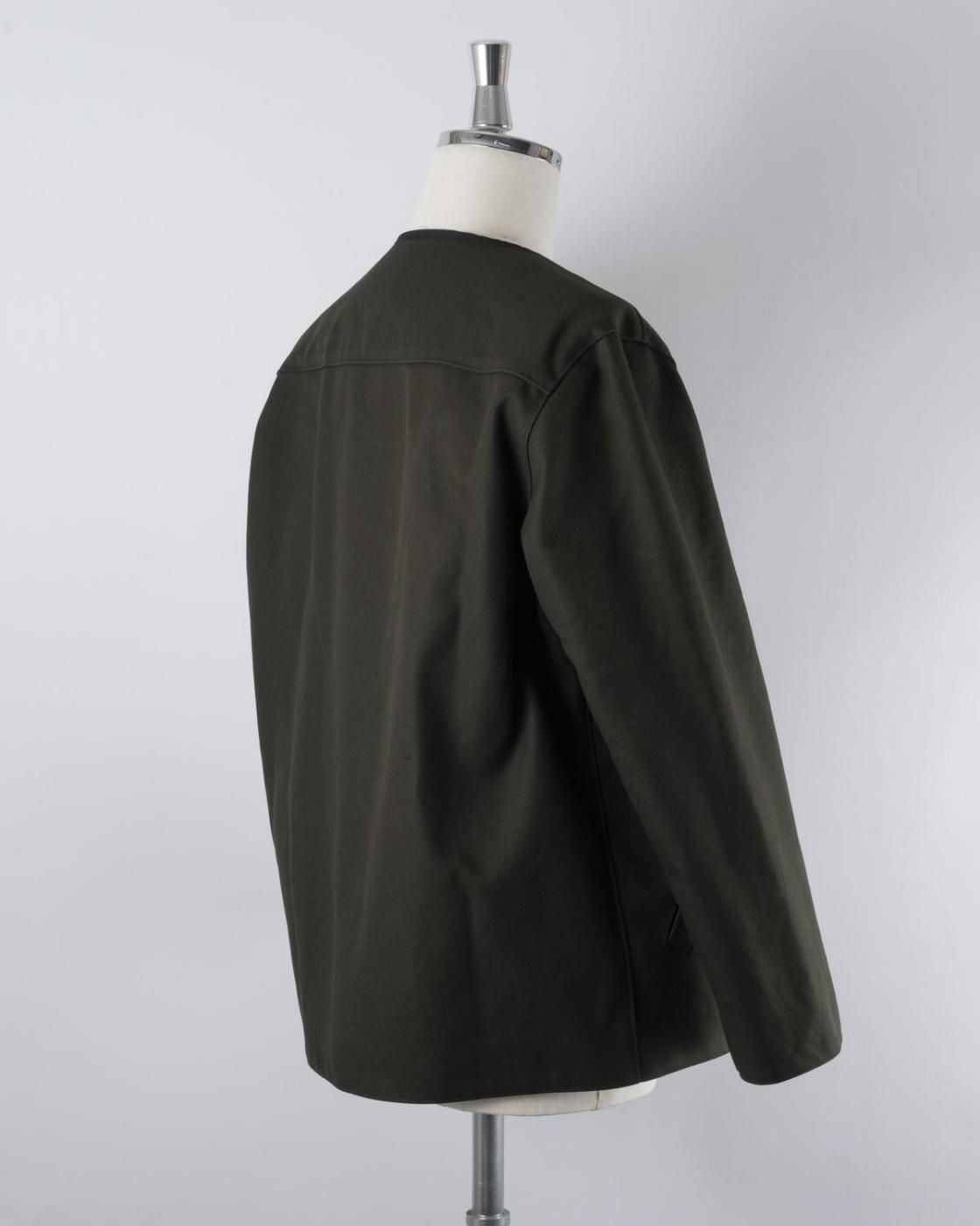 HOPPER'S BRUNCH / Collarless Jacket / D.OLIVE