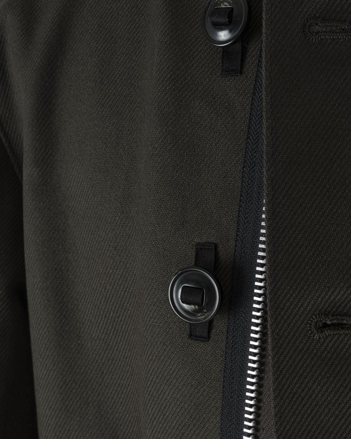 HOPPER'S BRUNCH / Collarless Jacket / D.OLIVE