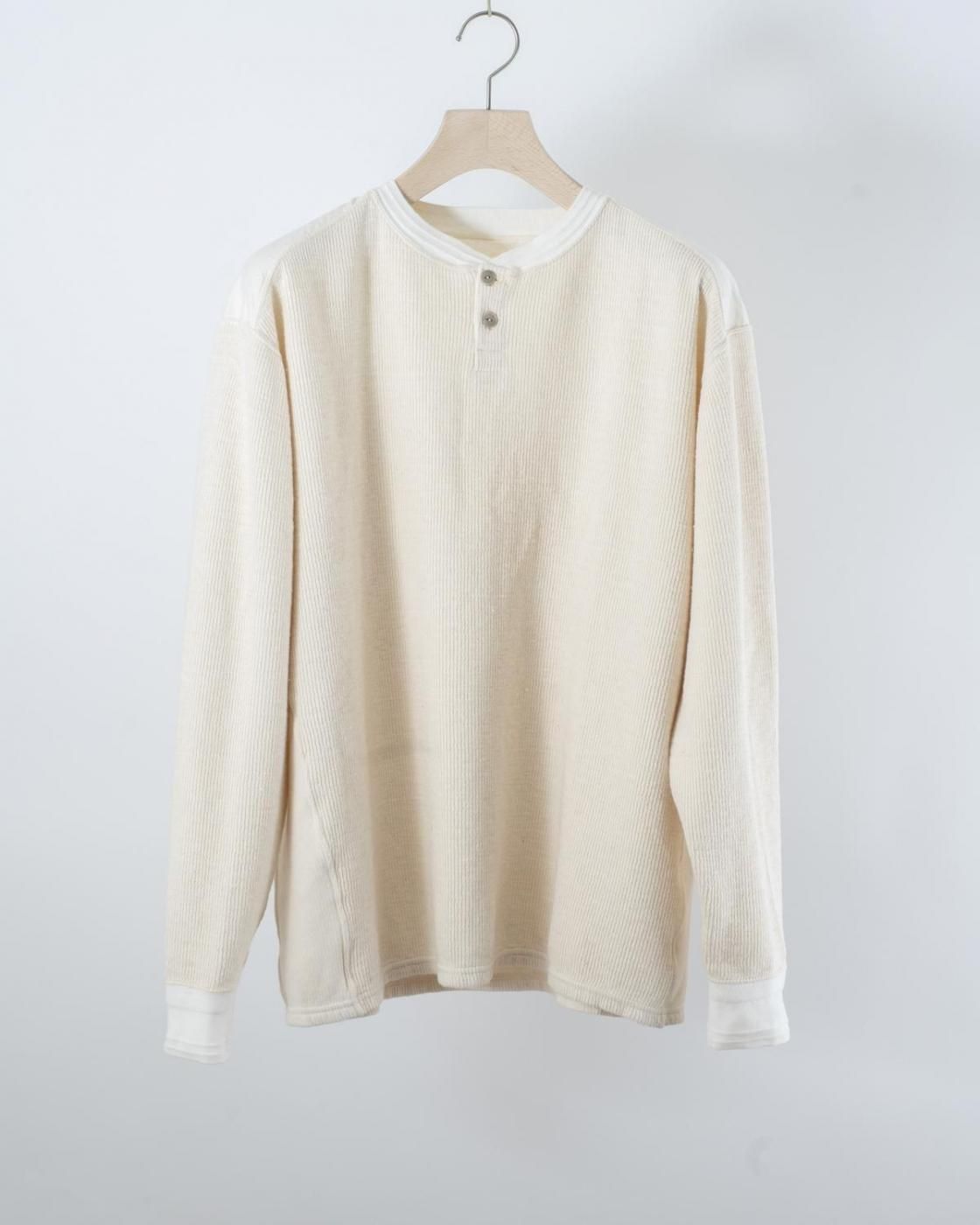 HOPPER'S BRUNCH / Henry Neck Top / NATURAL