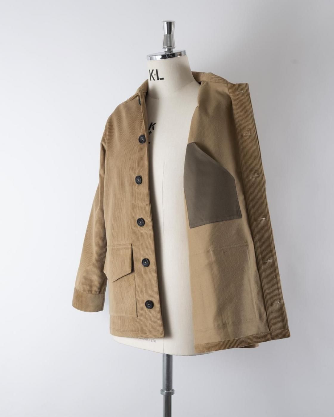 QUILP / FOREST / BEIGE Corduroy