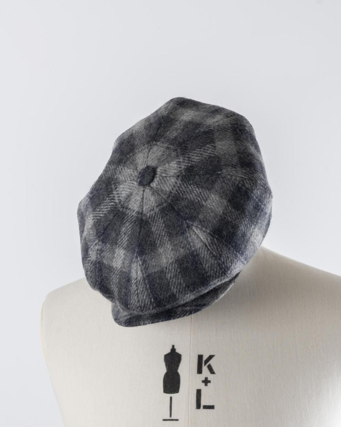 QUILP x LOCK&Co. Hatters / WATTS / Mohair GREY CHECK