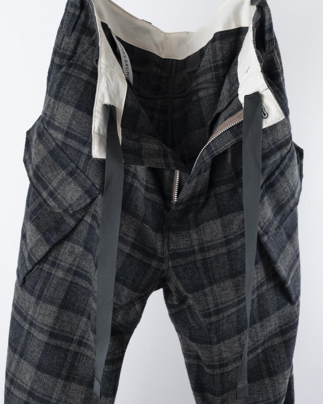 HOPPER'S BRUNCH / Military Pants / BEIGE CHECK