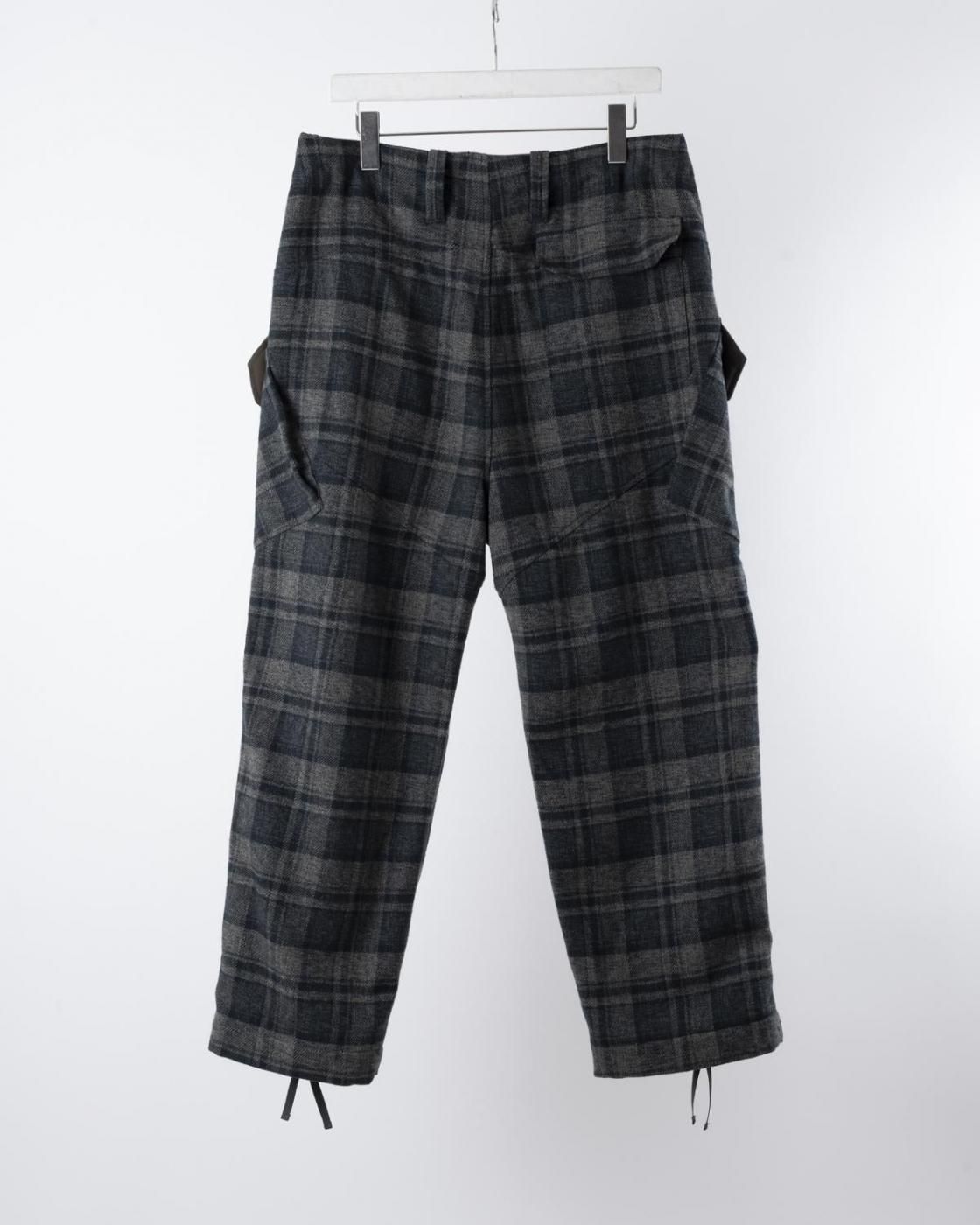 HOPPER'S BRUNCH / Military Pants / BEIGE CHECK