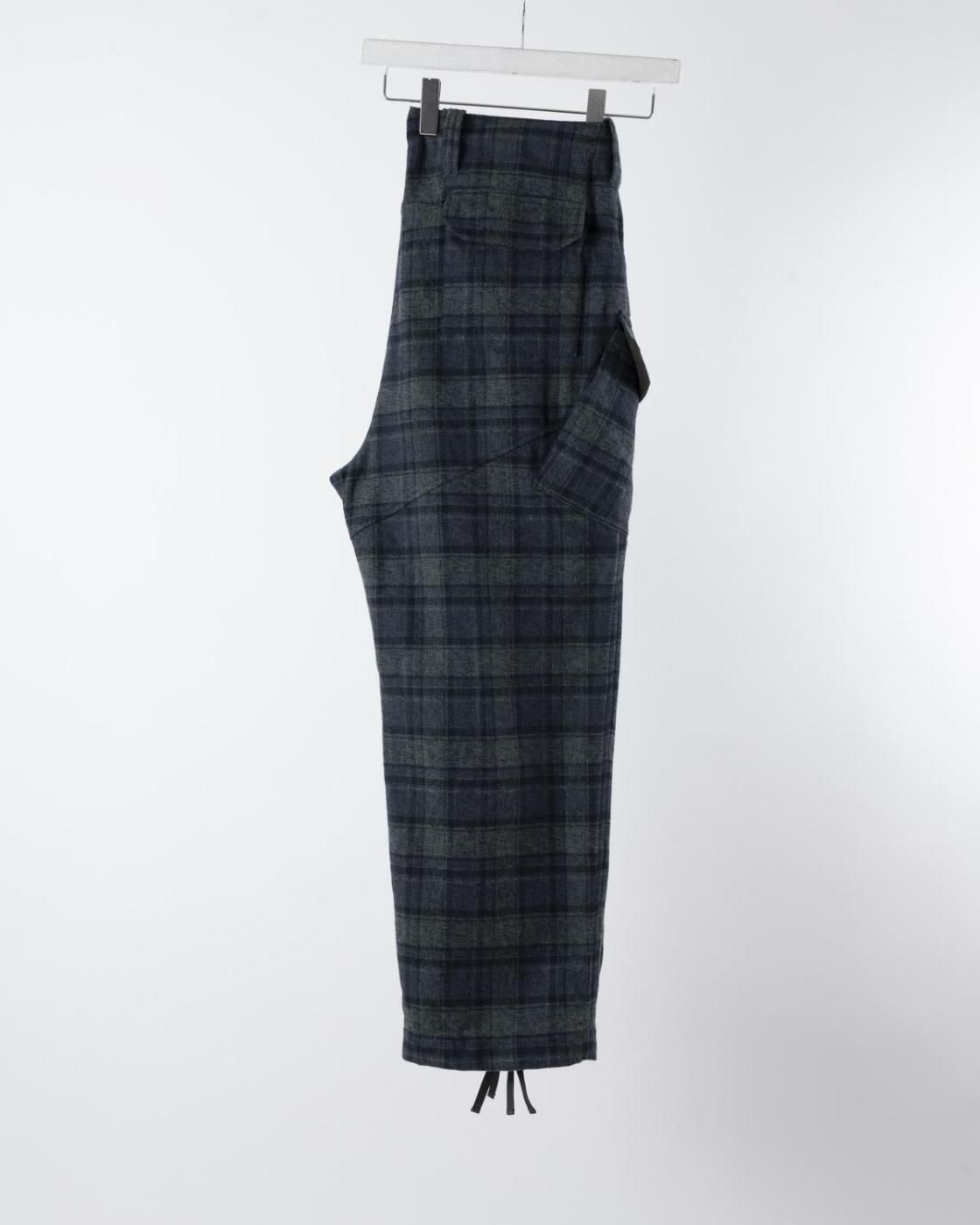 HOPPER'S BRUNCH / Military Pants / GREEN CHECK