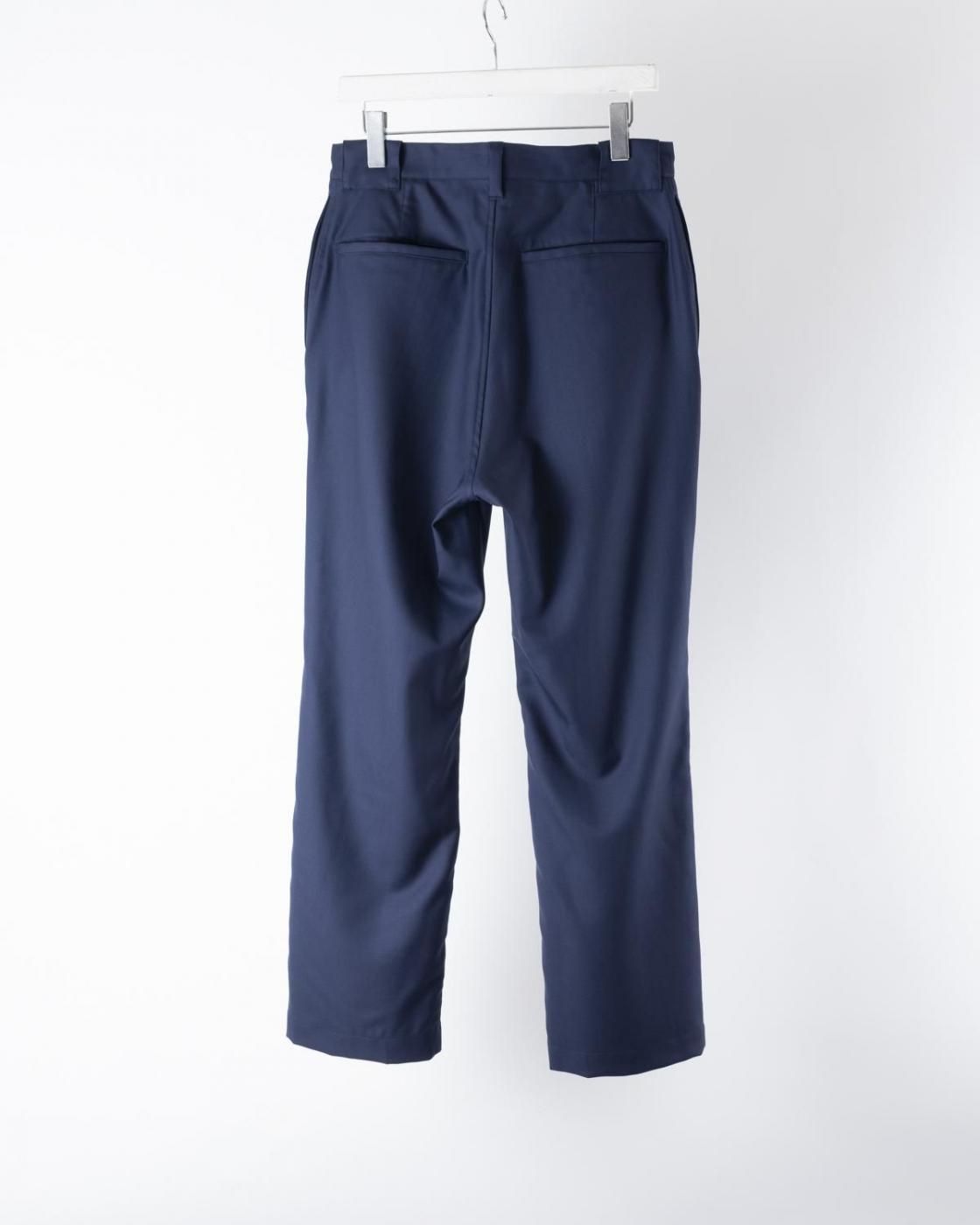 HOPPER'S BRUNCH / Wool Motorcycle Trousers / BLUE