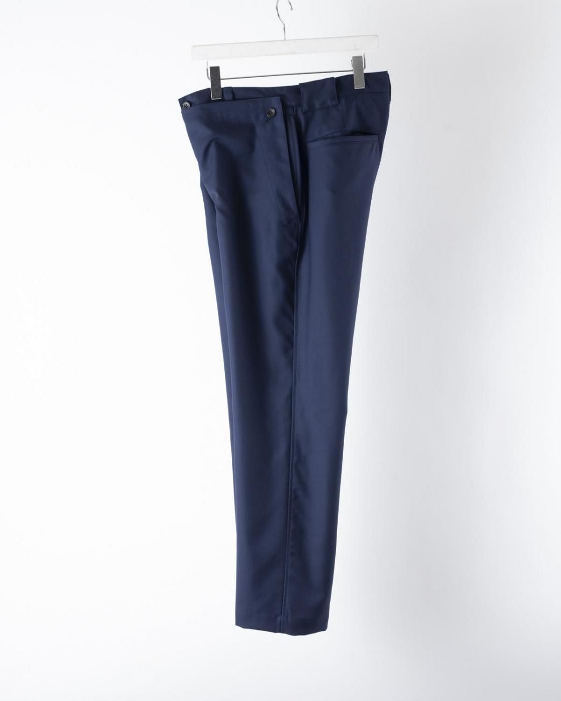 HOPPER'S BRUNCH / Wool Motorcycle Trousers / BLUE