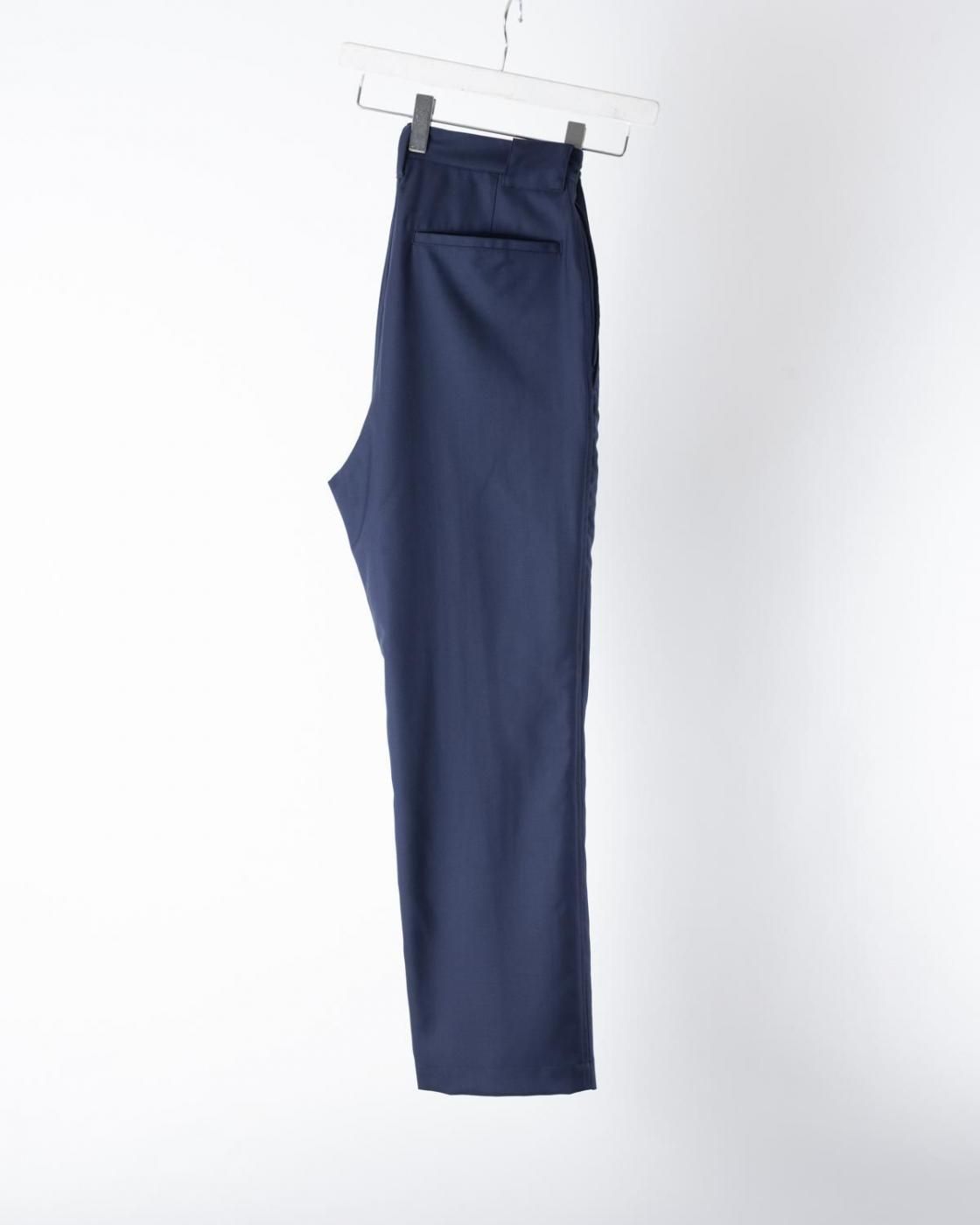 HOPPER'S BRUNCH / Wool Motorcycle Trousers / BLUE