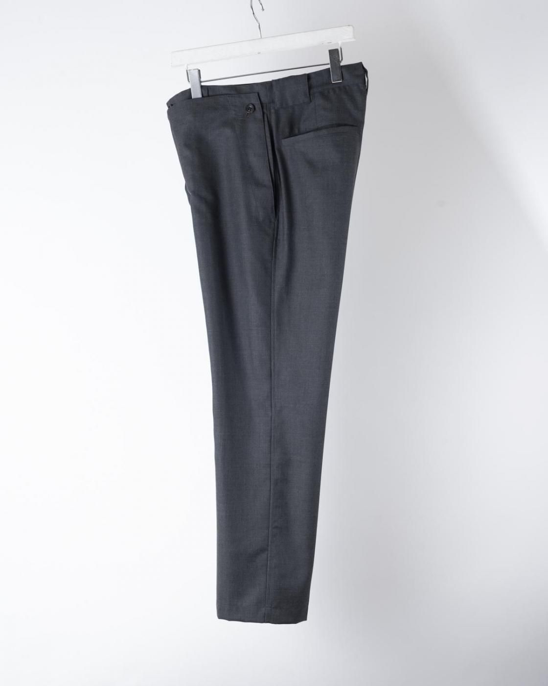 HOPPER'S BRUNCH / Wool Motorcycle Trousers / GREY