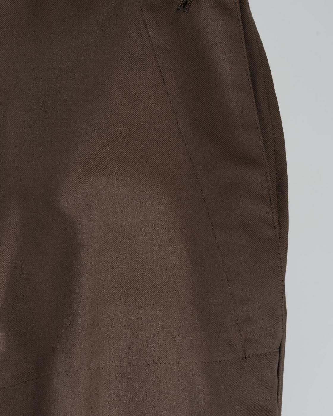 HOPPER'S BRUNCH / Wool Motorcycle Trousers / BROWN