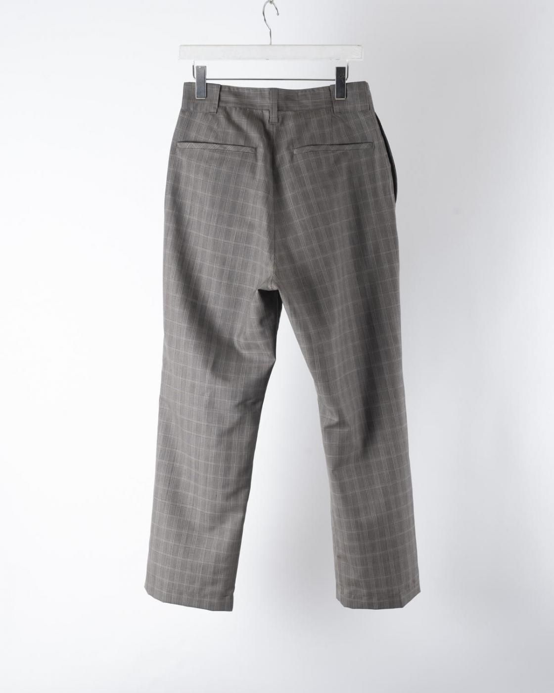 HOPPER'S BRUNCH / Wool Motorcycle Trousers / CHECK