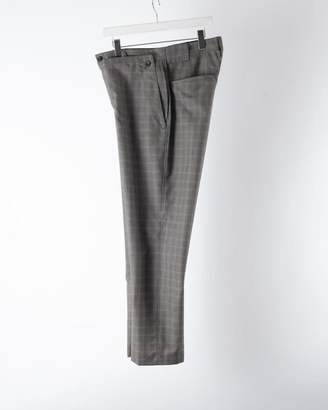 HOPPER'S BRUNCH / Wool Motorcycle Trousers / CHECK