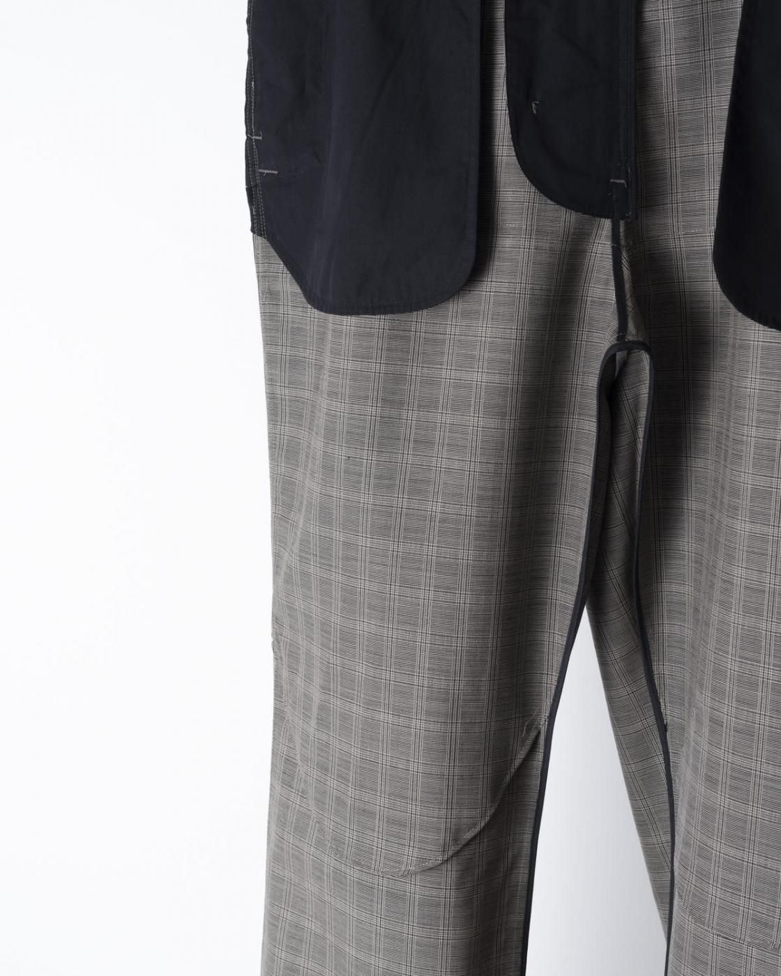 HOPPER'S BRUNCH / Wool Motorcycle Trousers / CHECK