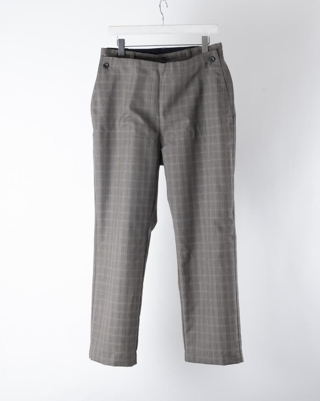 HOPPER'S BRUNCH / Wool Motorcycle Trousers / CHECK