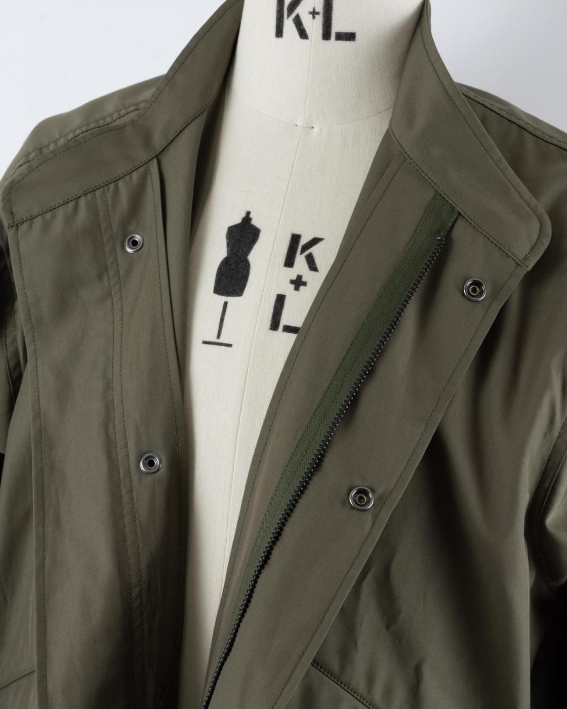 HOPPER'S BRUNCH / Fishtail Coat / OLIVE