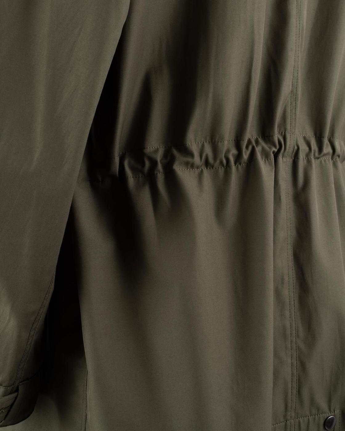 HOPPER'S BRUNCH / Fishtail Coat / OLIVE