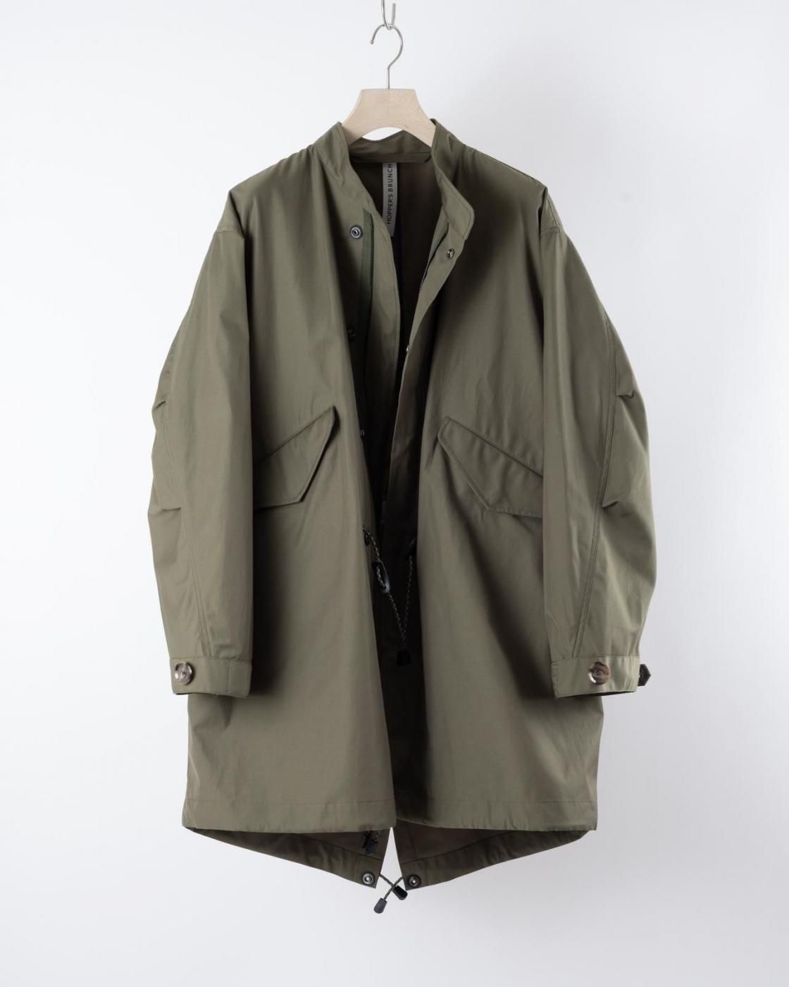 HOPPER'S BRUNCH / Fishtail Coat / OLIVE