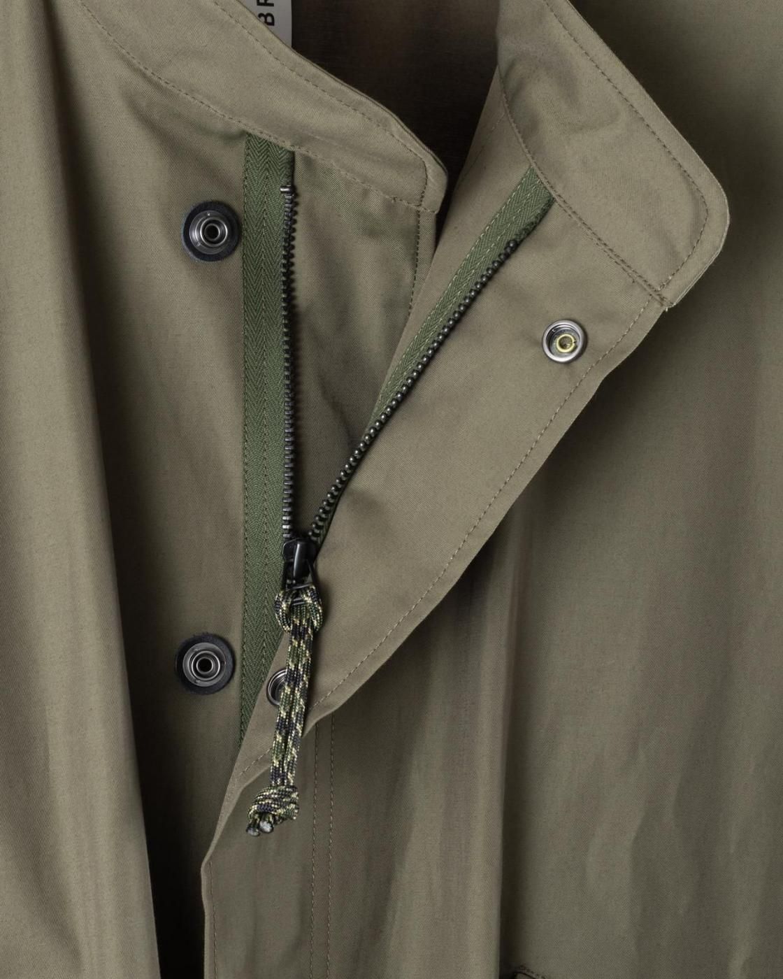 HOPPER'S BRUNCH / Fishtail Coat / OLIVE