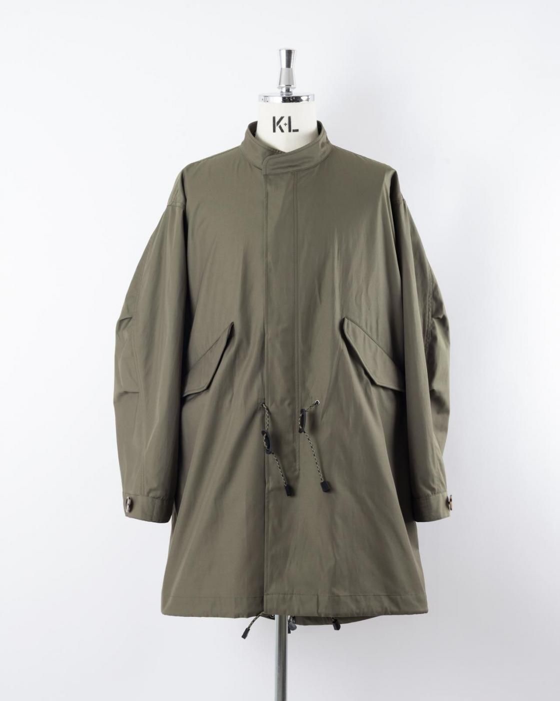 HOPPER'S BRUNCH / Fishtail Coat / OLIVE