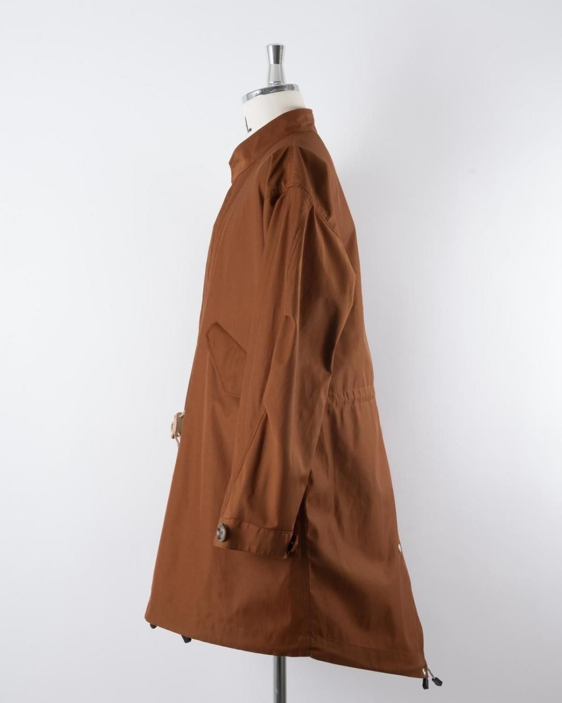 HOPPER'S BRUNCH / Fishtail Coat / BRICK