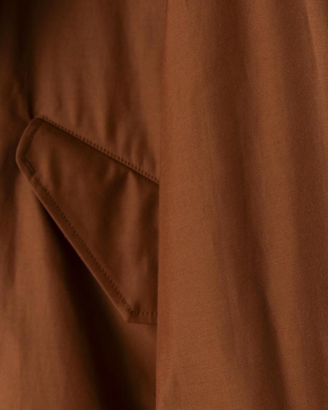 HOPPER'S BRUNCH / Fishtail Coat / BRICK