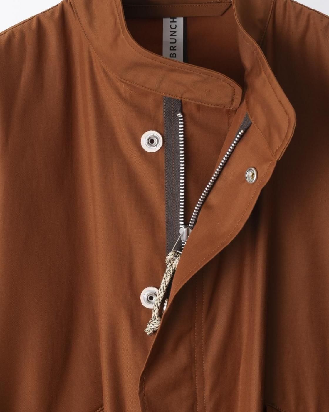 HOPPER'S BRUNCH / Fishtail Coat / BRICK