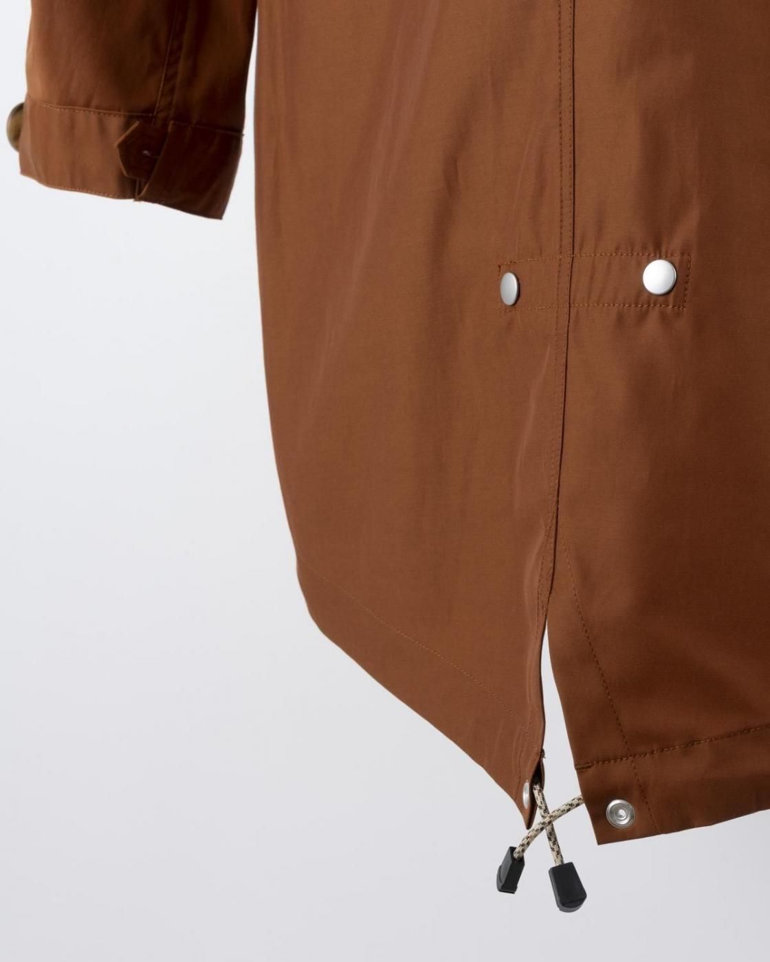 HOPPER'S BRUNCH / Fishtail Coat / BRICK