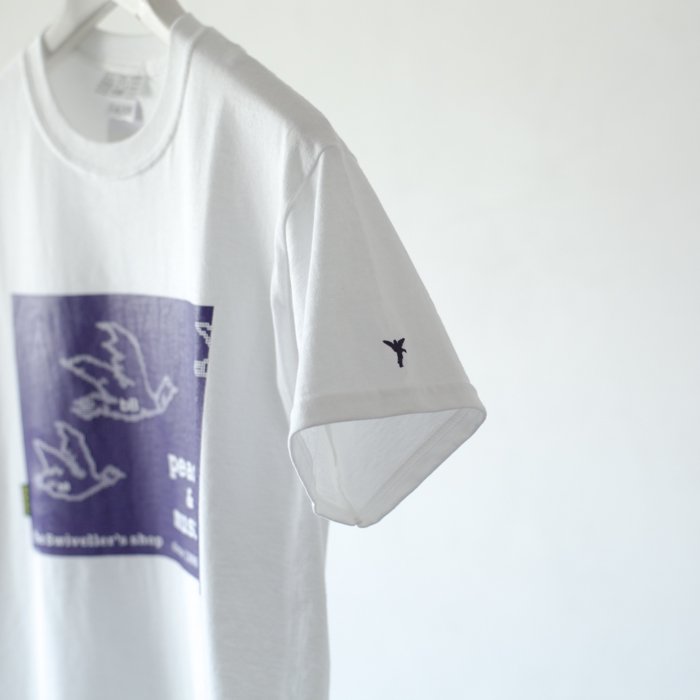 bitter Brown / The Swivellers shop poster Tee / Cowchan Geese / WHITE x PURPLE