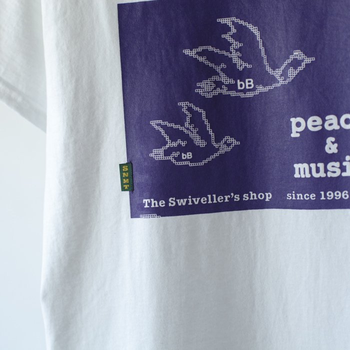 bitter Brown / The Swivellers shop poster Tee / Cowchan Geese / WHITE x PURPLE