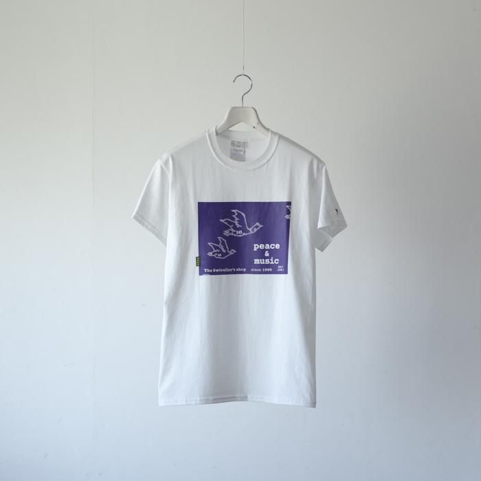 bitter Brown / The Swivellers shop poster Tee / Cowchan Geese / WHITE x PURPLE