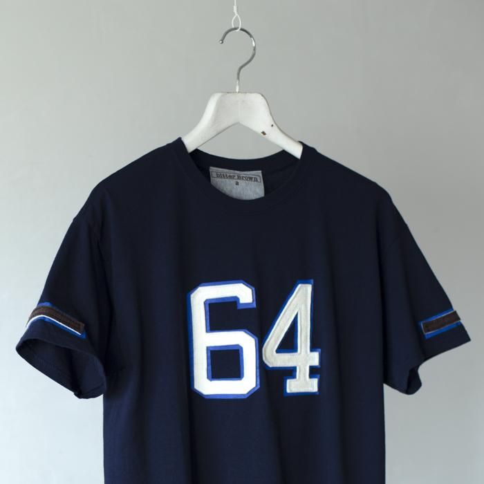bitter Brown / 64 Tee / NAVY