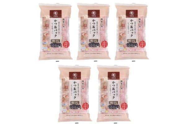 薩摩の味かつおパック2g×12袋 5個セット - かつお節のマルモ おうち用