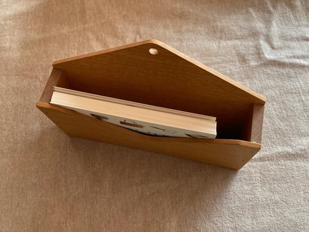 【初売】鬼胡桃の木彫　レターラック 木印 Letter Holder （レターホルダー） - うつわと暮らしの雑貨