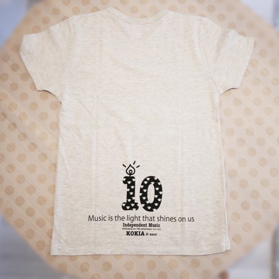 「Independent Music Tシャツ」独立10周年記念Tシャツ - コキア印
