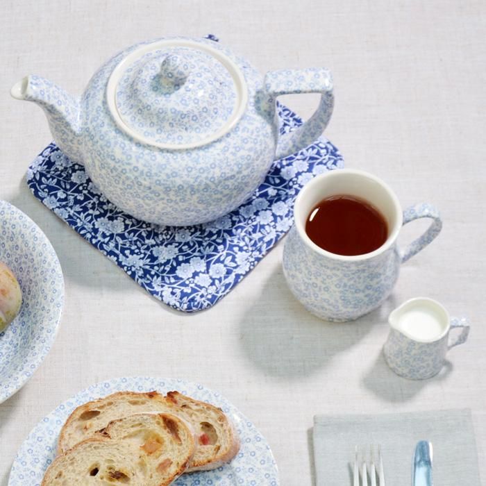 イギリス食器 Burleigh ブルーフェリシティ ミルクトット