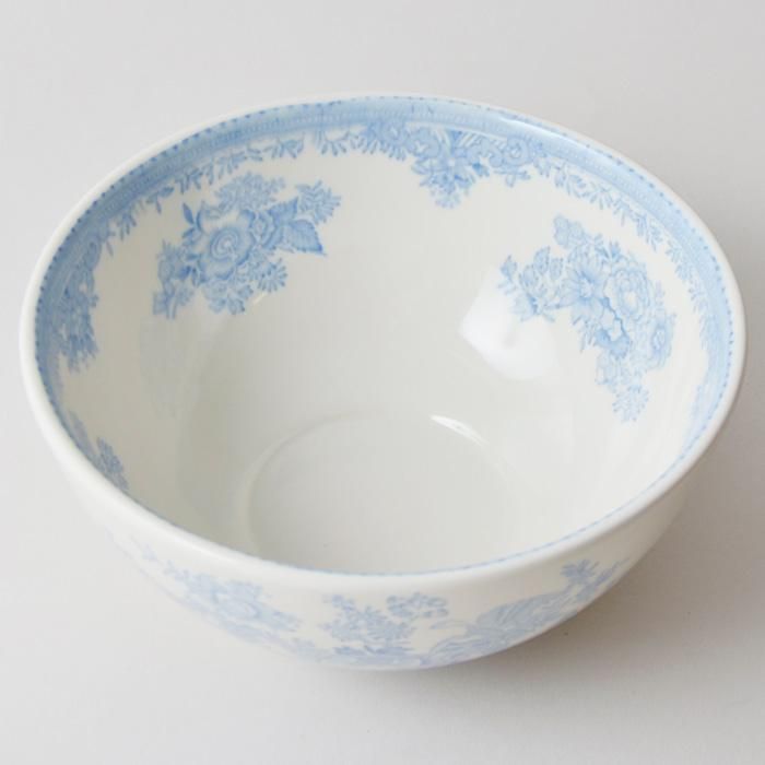 新品　バーレイ ブルーアジアティックフェザンツ　サラダボウル L 20cm イギリス食器 Burleigh ブルーアジアティックフェザンツ サラダボウルL