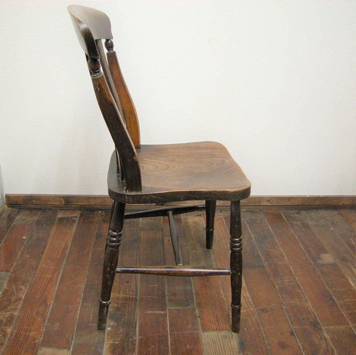 アンティーク カントリーキッチンチェアー SLAT BACK CHAIR 1890年