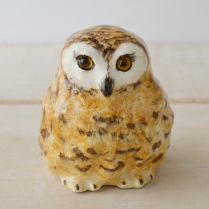 WINSTANLEY OWL ウィンスタンレイアウル<br>”ウィーズリー” 目が追いかける陶器のフクロウ