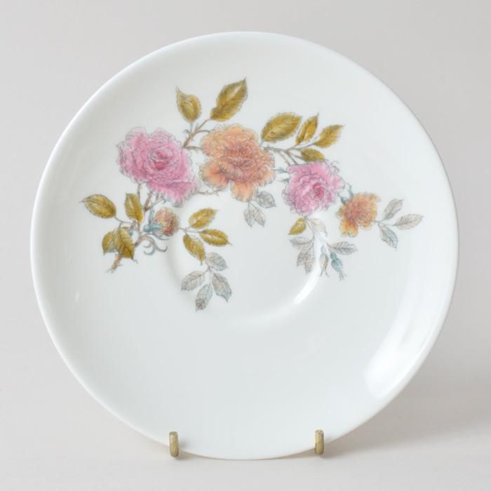 ビンテージ スープボウル＆ソーサー2個セット WEDGWOOD HARRORBY