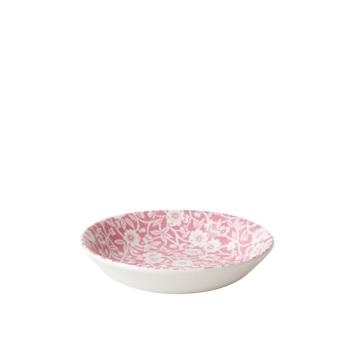 『英国陶器 Burleigh バーレイ社』キャリコ柄8色フルーツプレート ピンク - 輸入・アンティーク雑貨「ANTRO」