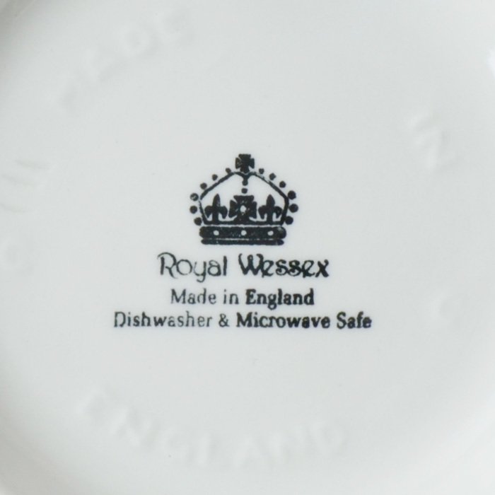 ビンテージ ティーポット ROYAL WESSEX by CHURCHILL CHINA ブルーウイロー柄 1990年代