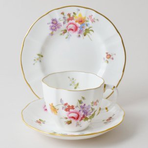 超豪華 Royal Crown Derby ポージー トリオ ペァセット | fowloriginal.com