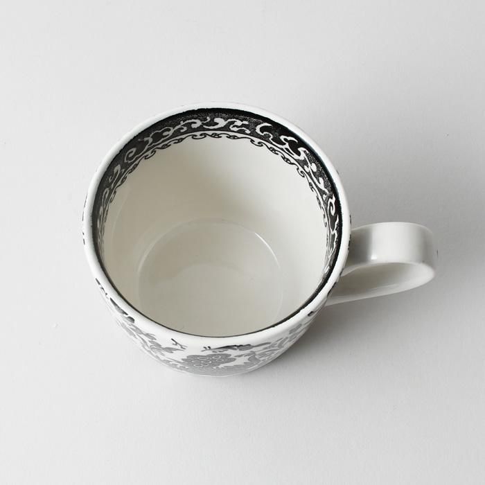 イギリス食器 Burleigh ブラックリーガルピーコック オズボーン